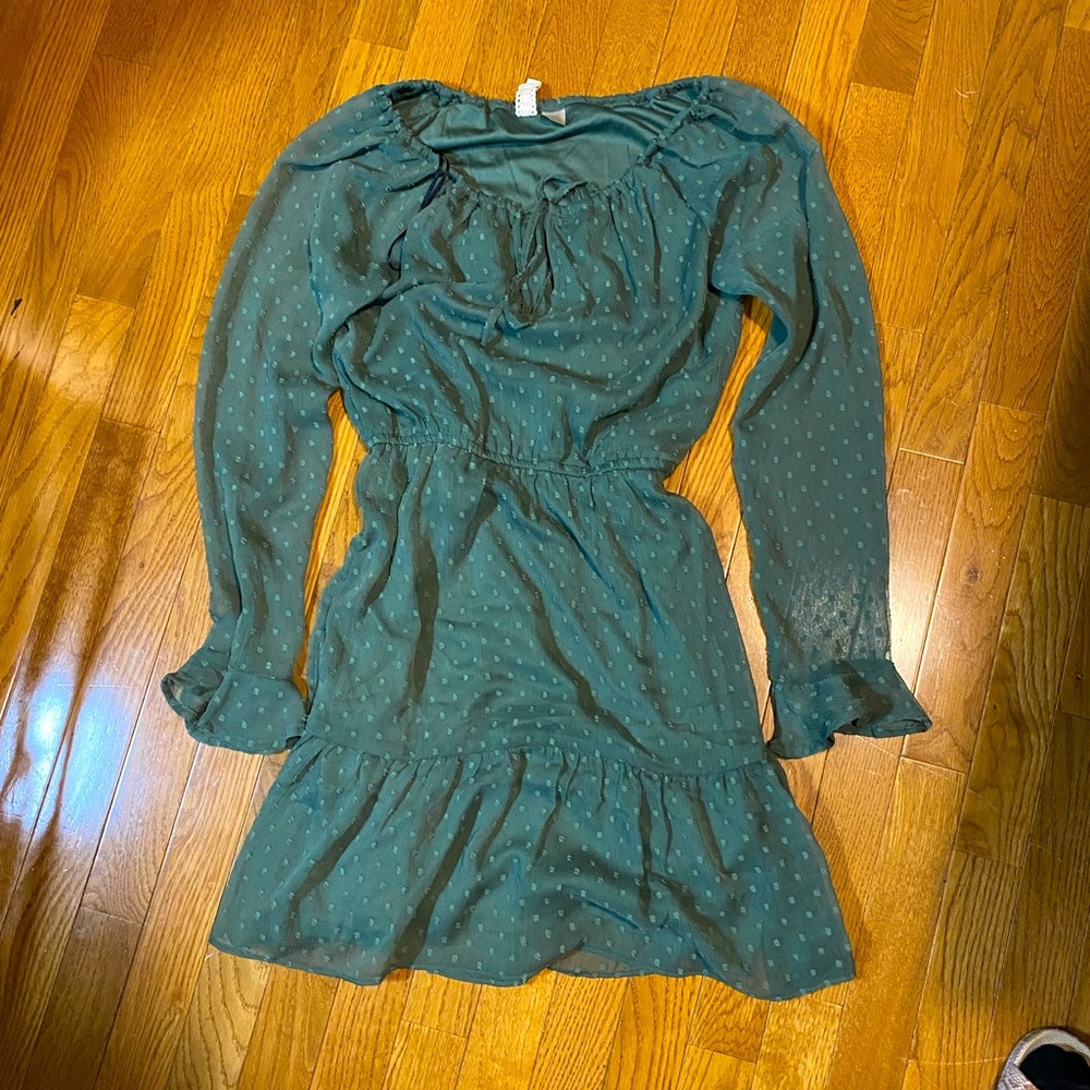 Olive green dress
